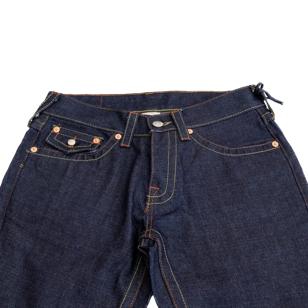 True Religion Billy Jeans USA Dark Wash Bootcut Dragon Embroidered Denim 32x34‎